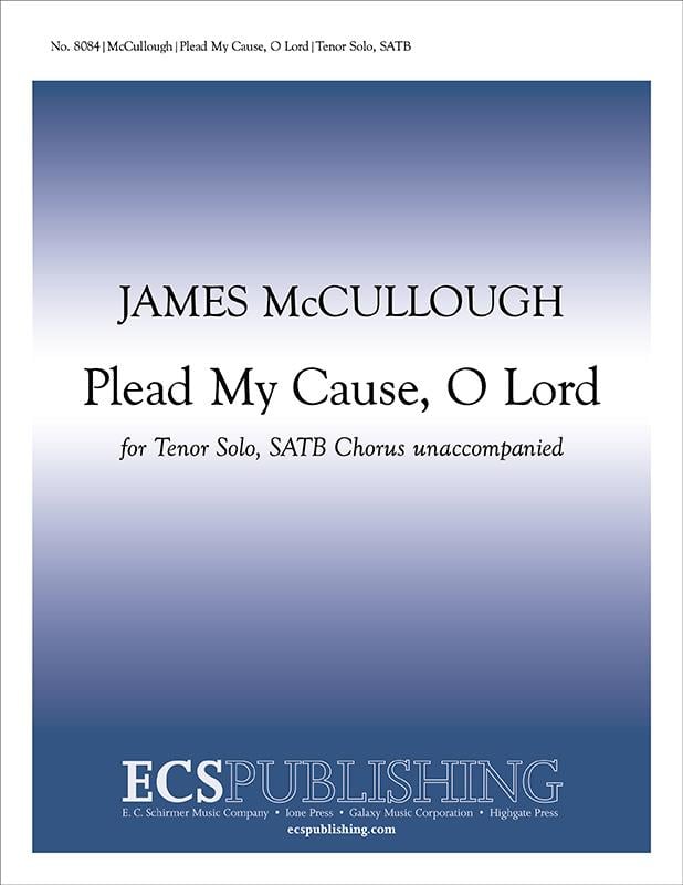 Plead My Cause, O Lord